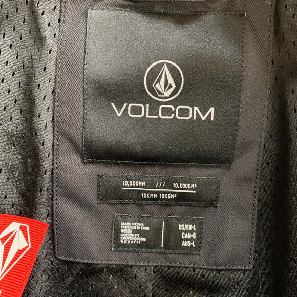 Volcom Snowboarding Pants Womens L Large Black Species Stretch Ski Zip Tech 10k - Picture 9 of 15
